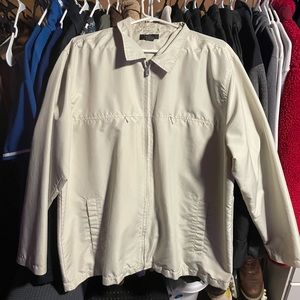 Vintage Zip Up Collar Cream